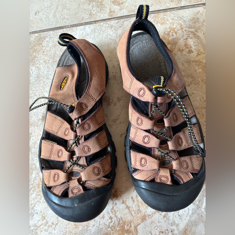 Keen Brown Leather Sandal waterproof hiking sandals - Picture 2 of 8